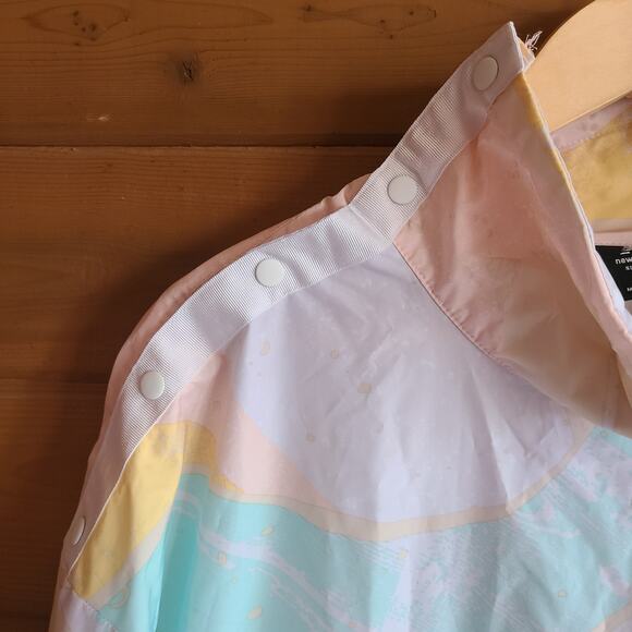 New Balance Mystic Minerals Anorak Jacket Large Multicolor Pastel Pullover Top - Picture 6 of 6